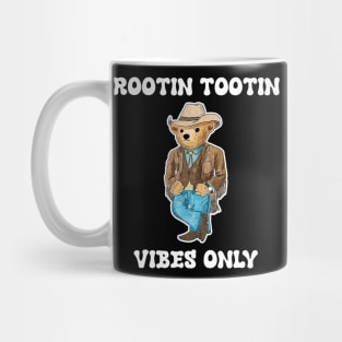 Possum Cowboy Rootin Tootin Vibes Only Mug